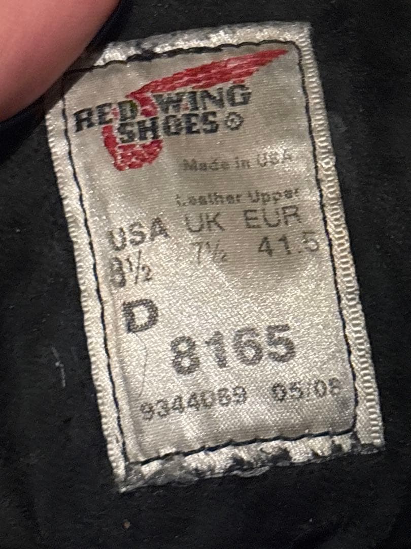 Ww！ レッドウィング 8165