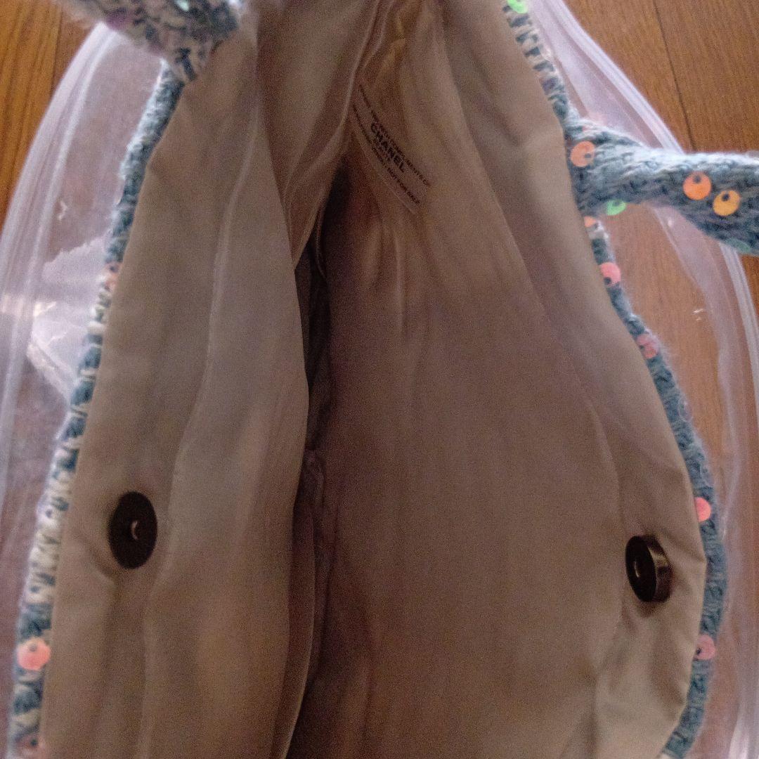 シャネル　ノベルティ　トートバッグ　ブルー