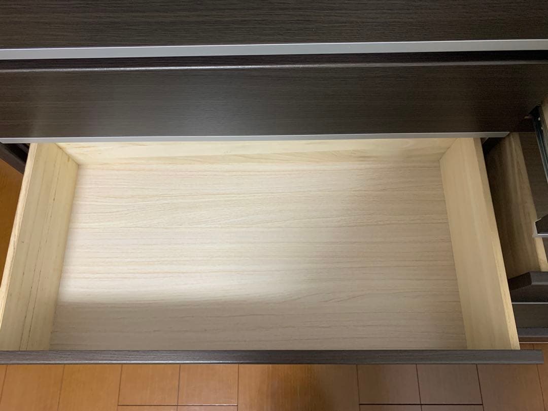 ニトリ　ローチェスト　4段　ダークブラウン