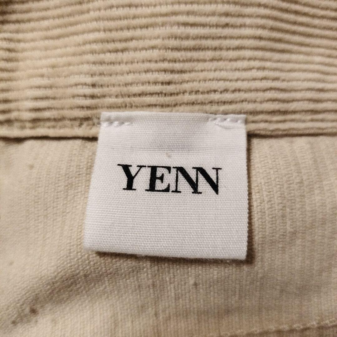 新品【YENN】 コーデュロイパンツ　エクリュ　サイズ38