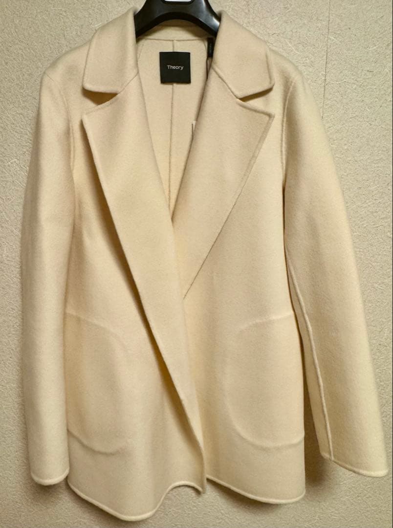 【新品タグ付】セオリーNEW DIVIDE CLAIRENEダブルフェイスコート