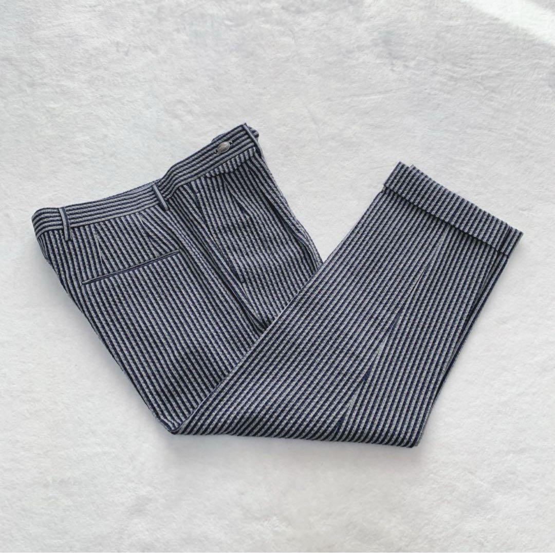 満*。様 タリアトーレ　スリーピース　シアサッカー　スーツ　ストライプ　イタリア