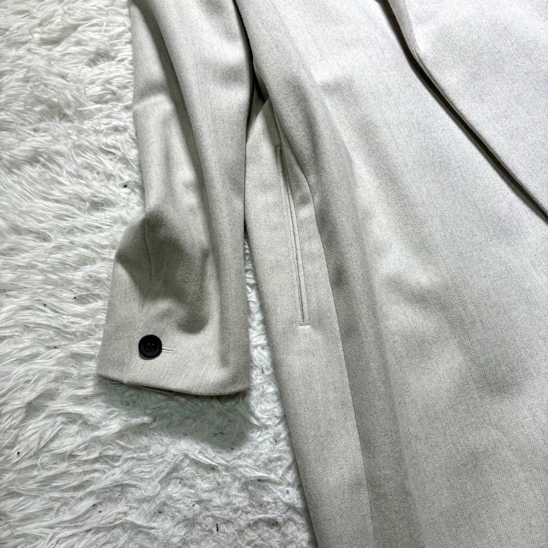 【美品】THE RERACS チェスターコート　ウール　38 グレー　日本製