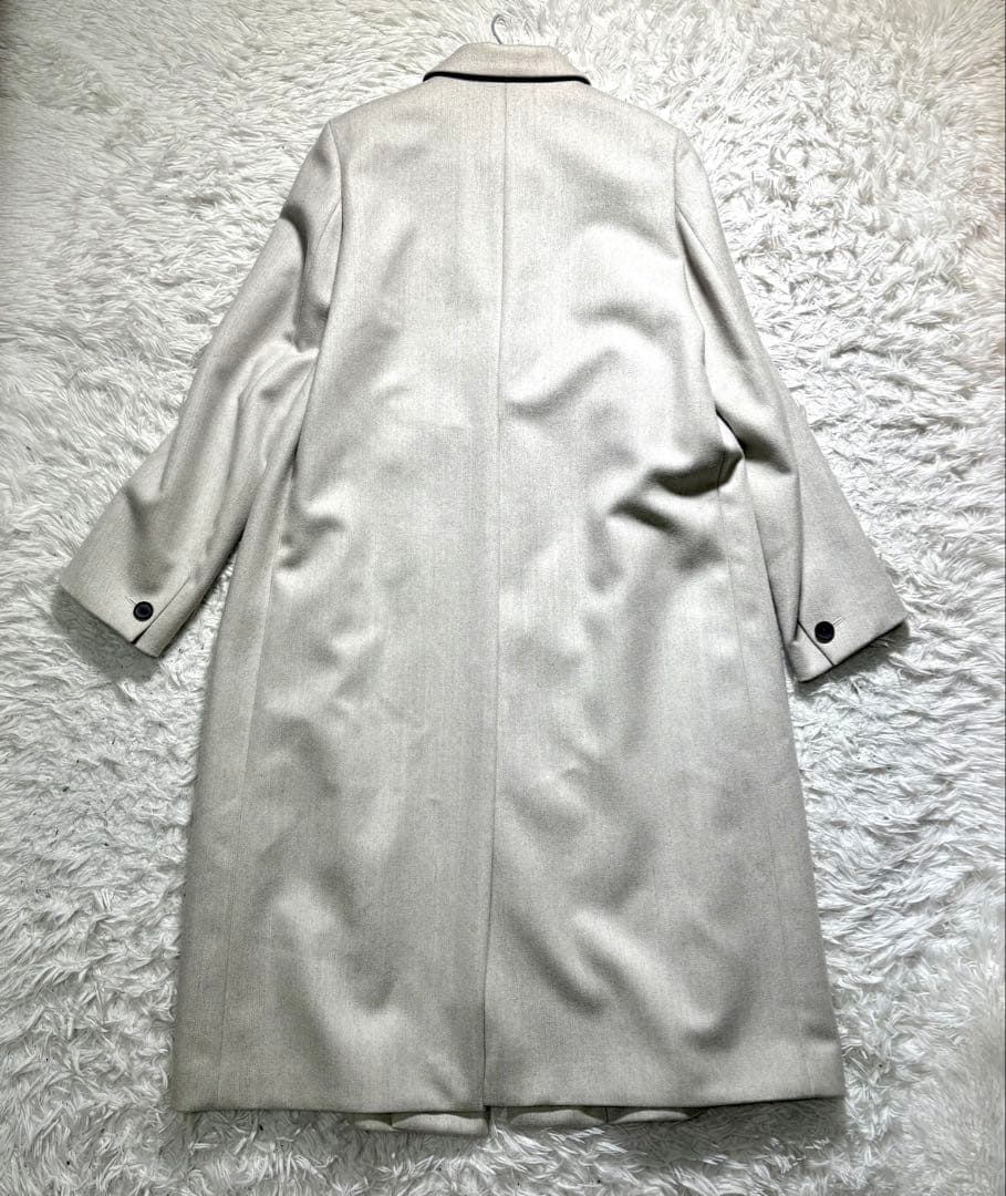 【美品】THE RERACS チェスターコート　ウール　38 グレー　日本製