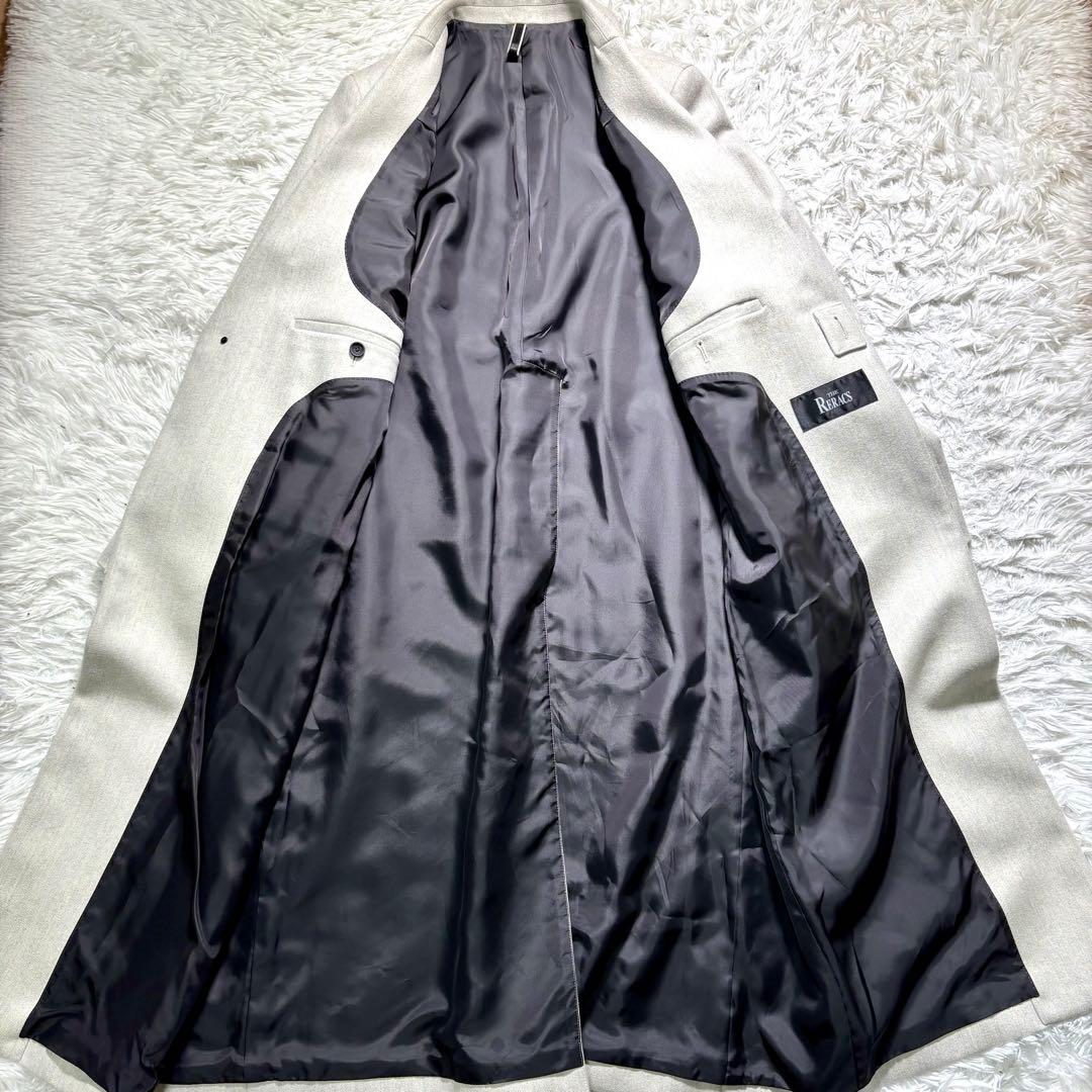 【美品】THE RERACS チェスターコート　ウール　38 グレー　日本製