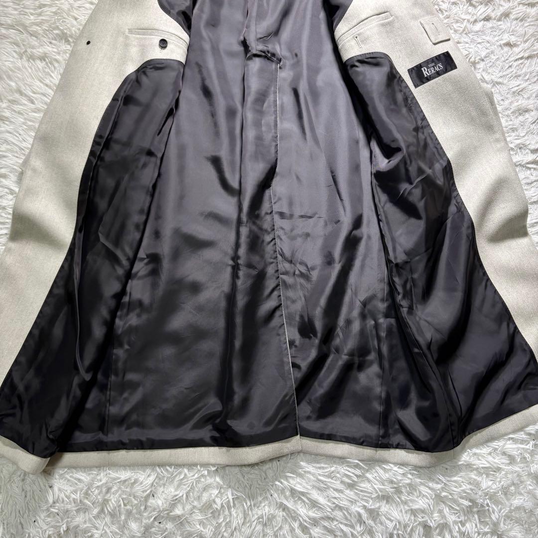 【美品】THE RERACS チェスターコート　ウール　38 グレー　日本製