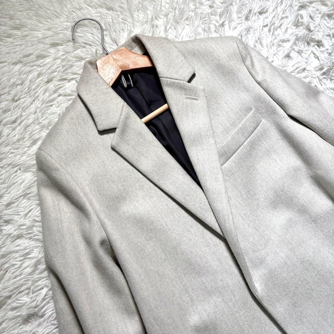 【美品】THE RERACS チェスターコート　ウール　38 グレー　日本製