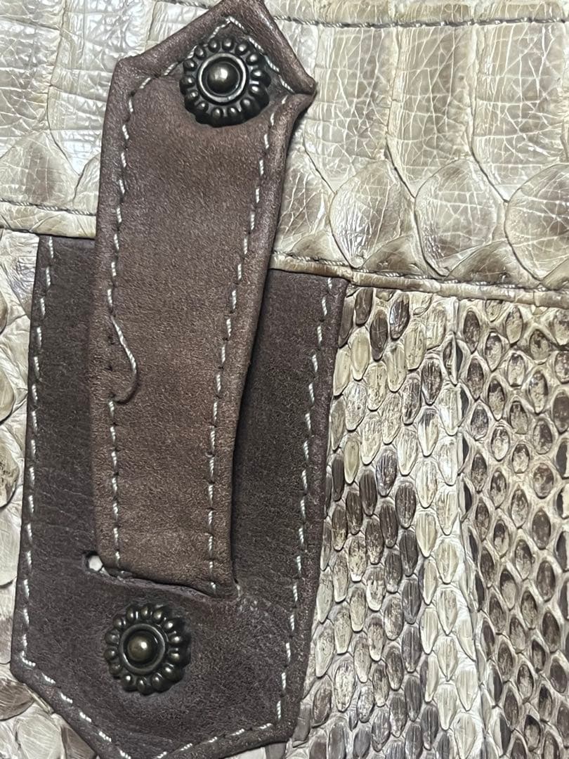 obelisk オベリスク　レザーパンツ　蛇革　ブーツカット　28inch