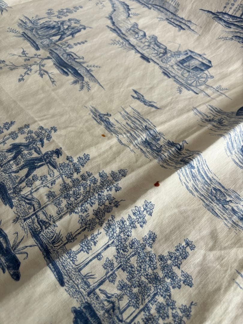 フランスアンティーク トワルドジュイ カーテン ファブリック