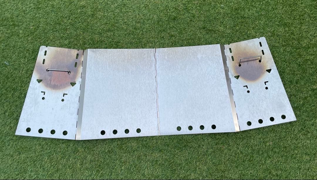 ⭐️値下げ⭐️【廃盤品】ユニフレーム薪グリルラージ(オプション付)