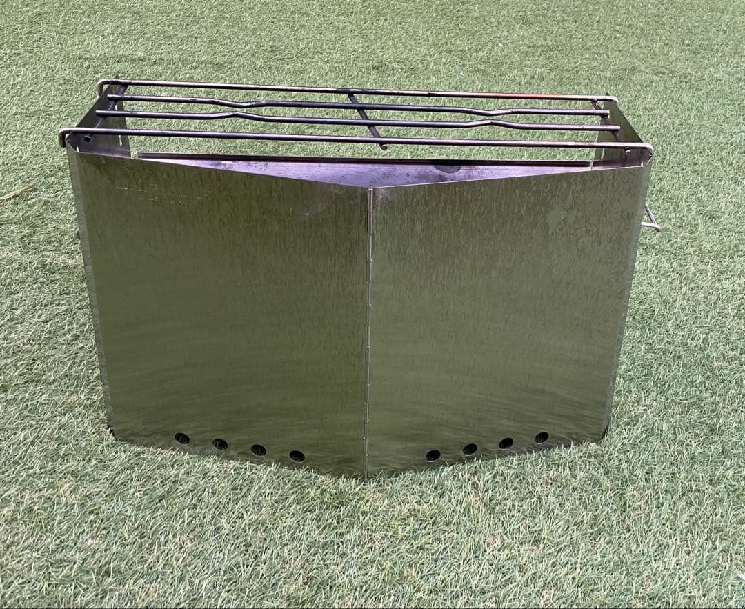 ⭐️値下げ⭐️【廃盤品】ユニフレーム薪グリルラージ(オプション付)