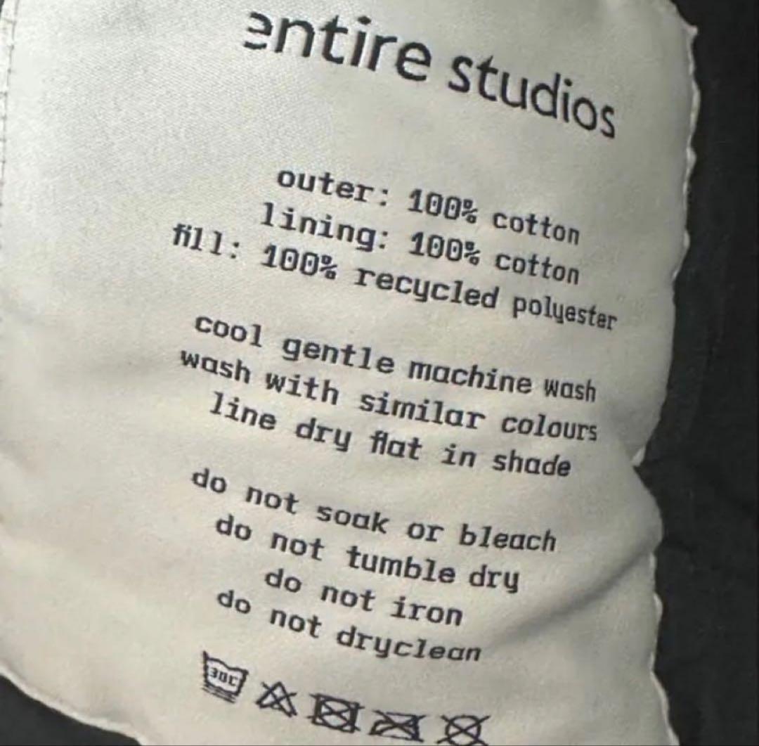 entire studios/A-4 BOMBER IRON ボンバー　サイズS