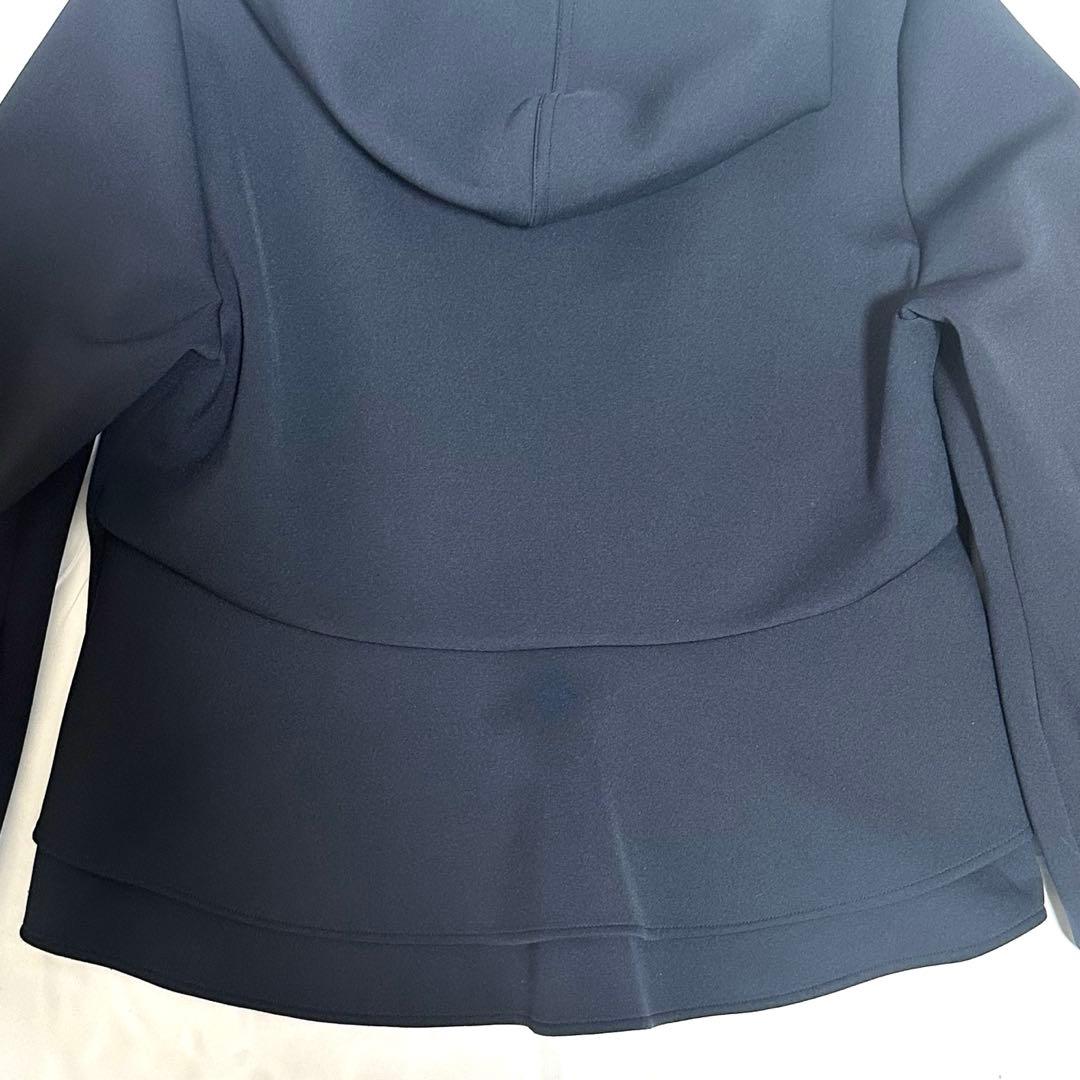 あやさまANAYI アナイ ダンボール フリル フードパーカー ネイビー 38