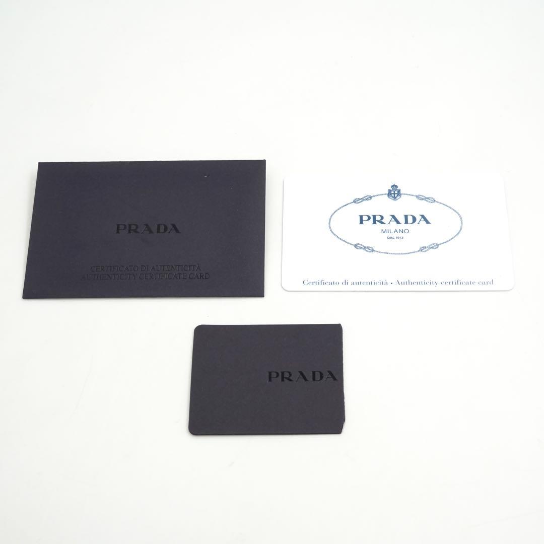 ✨未使用展示品・箱保証書付き✨　PRADA ミニ財布　ヴィッテロムーブ　三つ折り