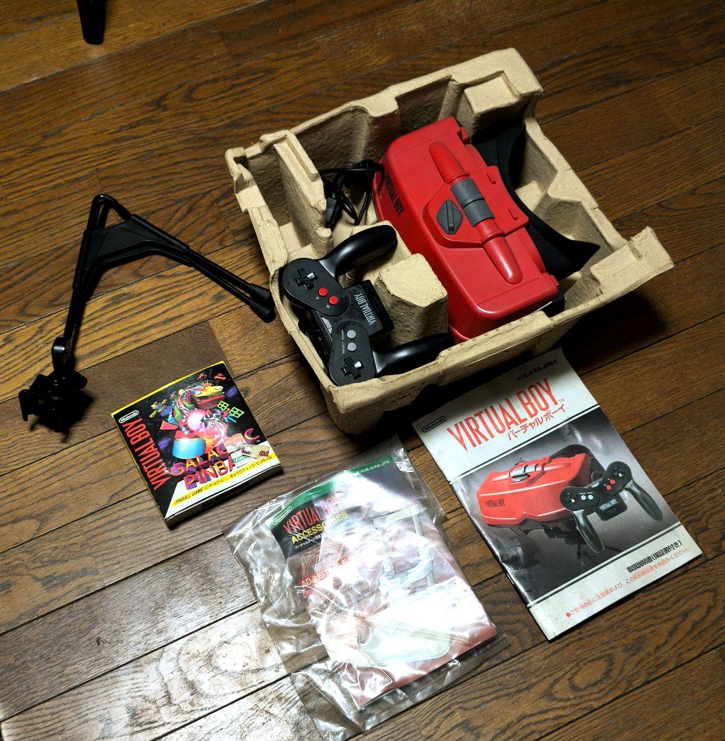 動作確認済み バーチャルボーイ本体 ソフト4本付き