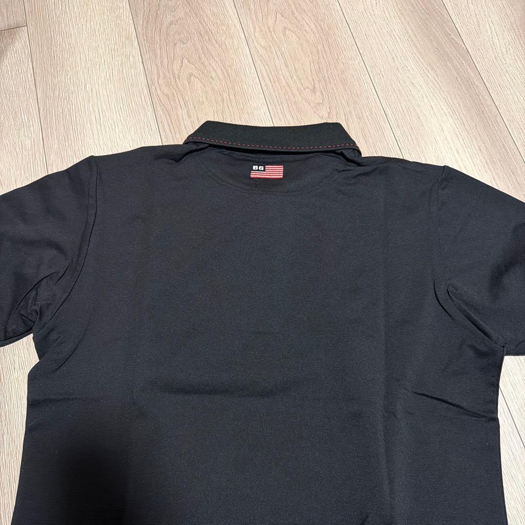 BRIEFING ブリーフィング ポロシャツ 半袖 ブラック ゴルフウェア L