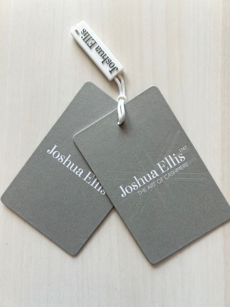 【美品】Joshua Ellis カシミア100%チェック柄ストール