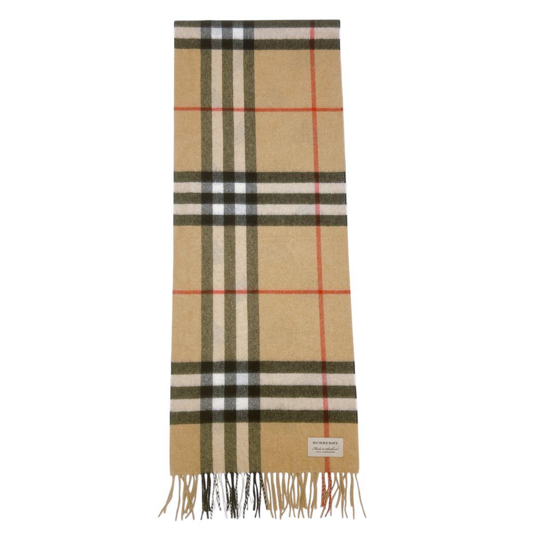 レア✨希少 バーバリー マフラー ハート柄 ノバチェック カシミヤ100％