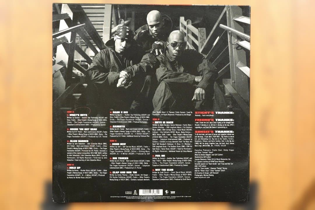 ONYX : BACDAFUCUP PART II 12\" アルバムレコード