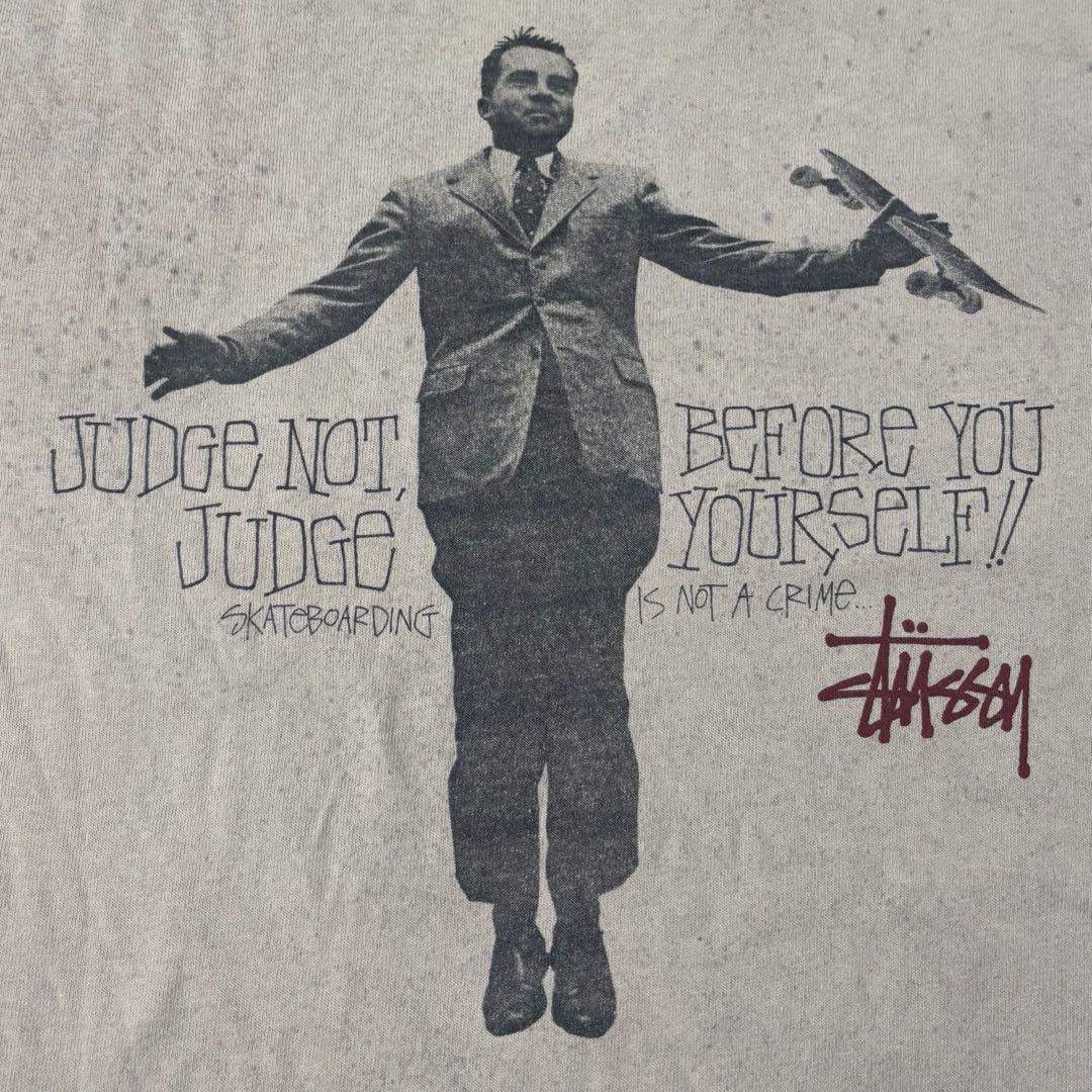 レア 80s Old Stussy Nixon Photo T USA製 S