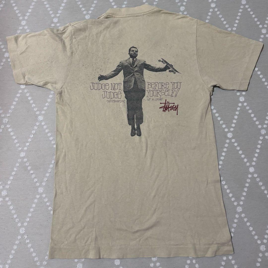レア 80s Old Stussy Nixon Photo T USA製 S
