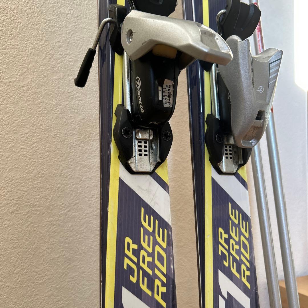 BXB スキー板 148 ジュニア用 ストック付き