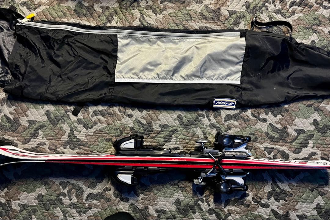 オガサカ ジュニアスキー板110cm スキーケース付き OGASAKA