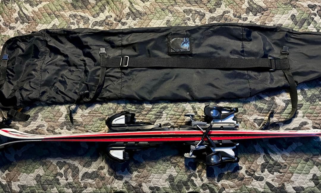 オガサカ ジュニアスキー板110cm スキーケース付き OGASAKA