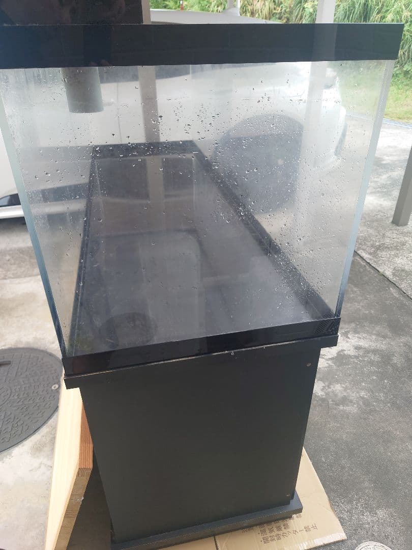 上部濾過槽付きアクリル水槽＋水槽台セット 1800×600×600 引取り限定