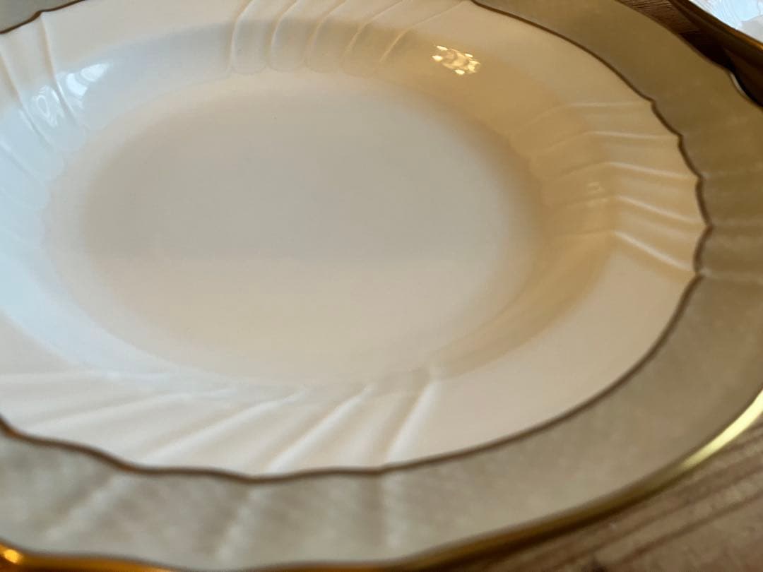 ジノリ　ベッキオグレース　23.5スーププレート×5