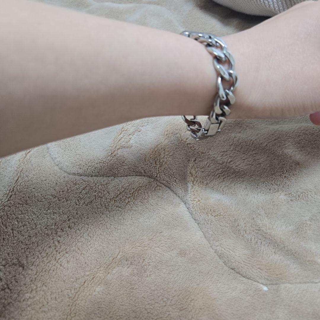 UNITED ARROWS チェーンウォッチ 時計 シルバー スクエア