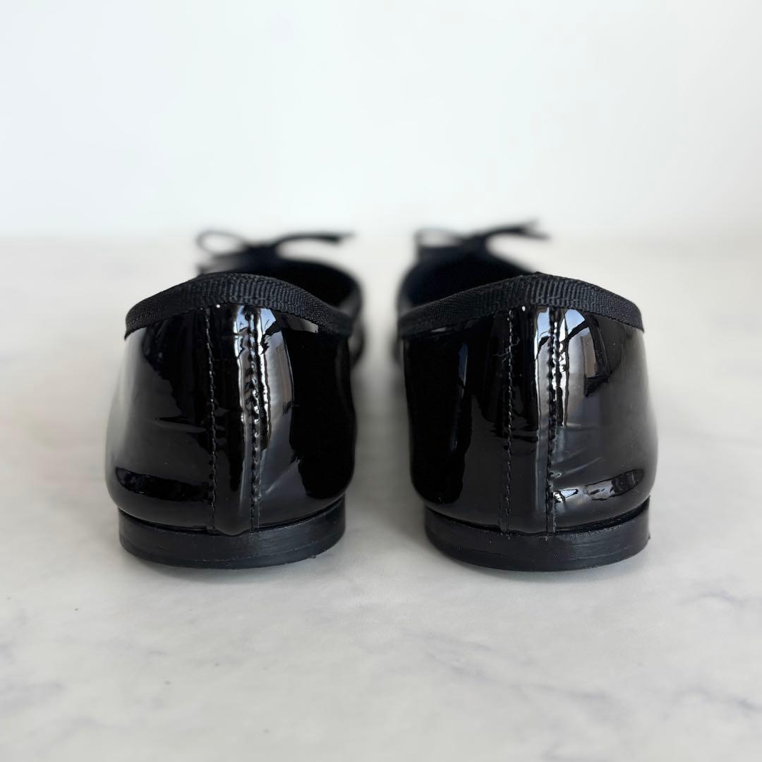 極美品 レペット 36 Lili リリ バレエシューズ エナメル ブラック