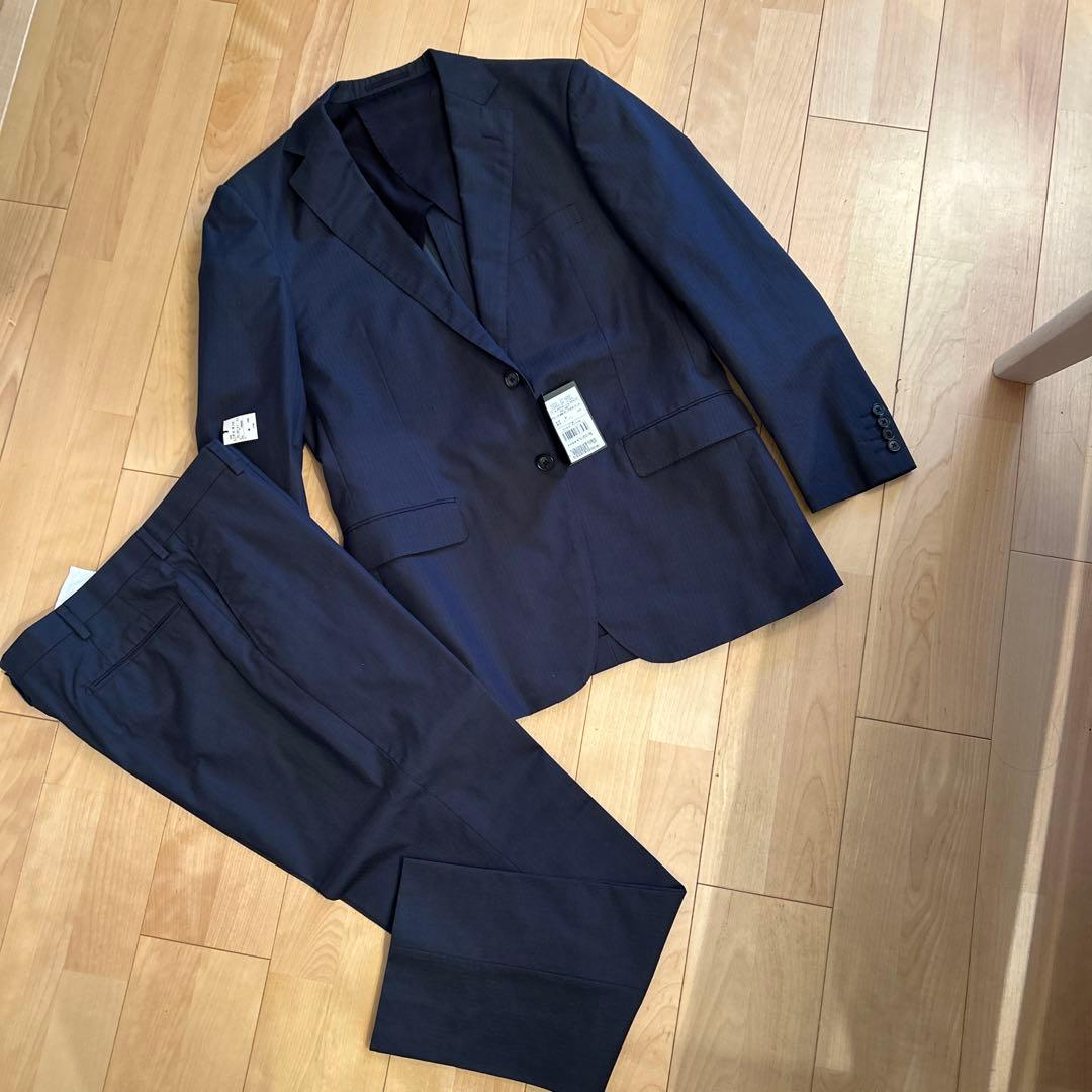 ✳︎五大陸✳︎新品ネイビー ビジネススーツ セット