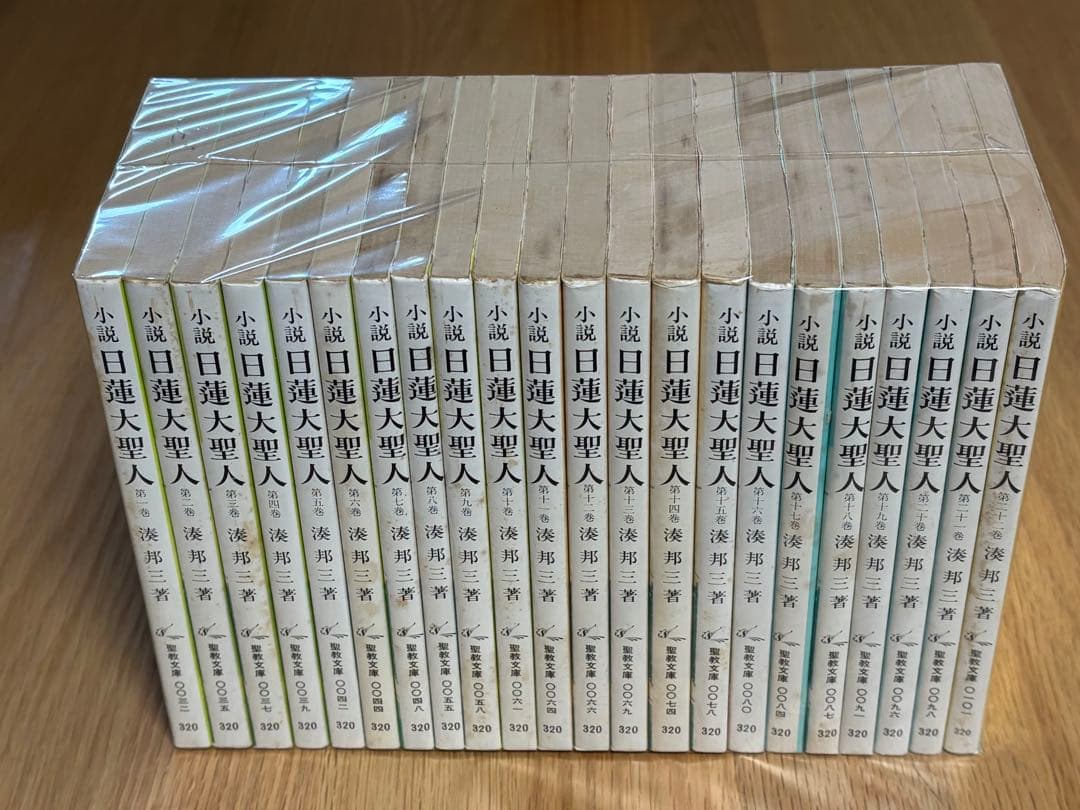 小説日蓮大聖人　湊郁三　聖教文庫　全22巻セット