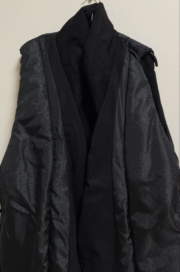 SOU・SOU フェイクヌバック 長陣羽織　中綿袷 濡羽色