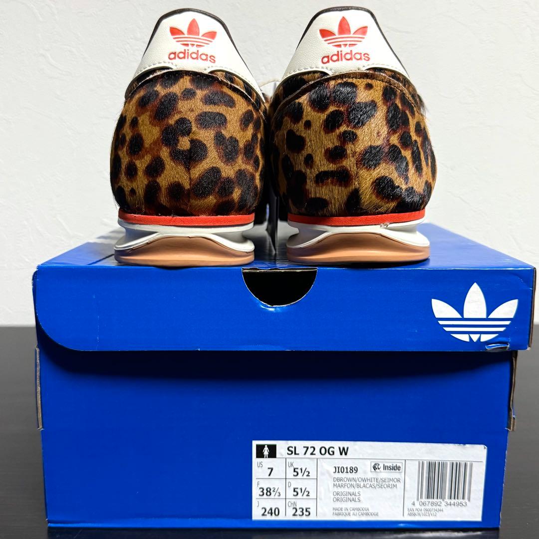 ADIDAS ORIGINALS SL 72 OG レオパード 豹柄 24.0