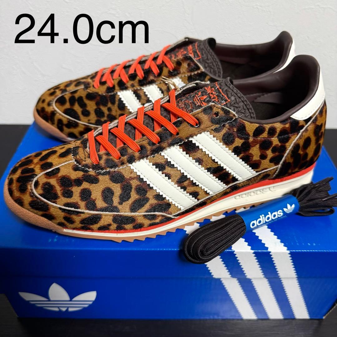 ADIDAS ORIGINALS SL 72 OG レオパード 豹柄 24.0