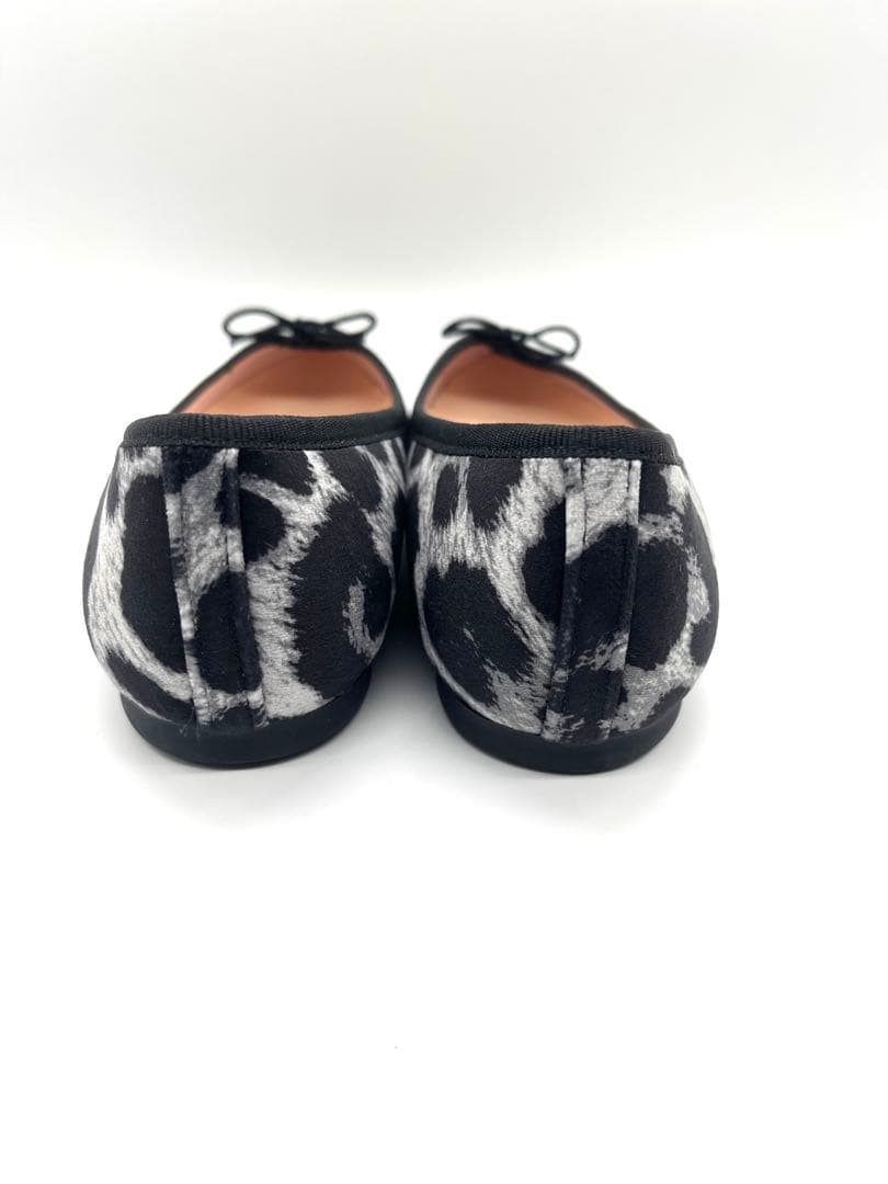 【新品未使用】Repetto フラットパンプス レオパード グレー 38