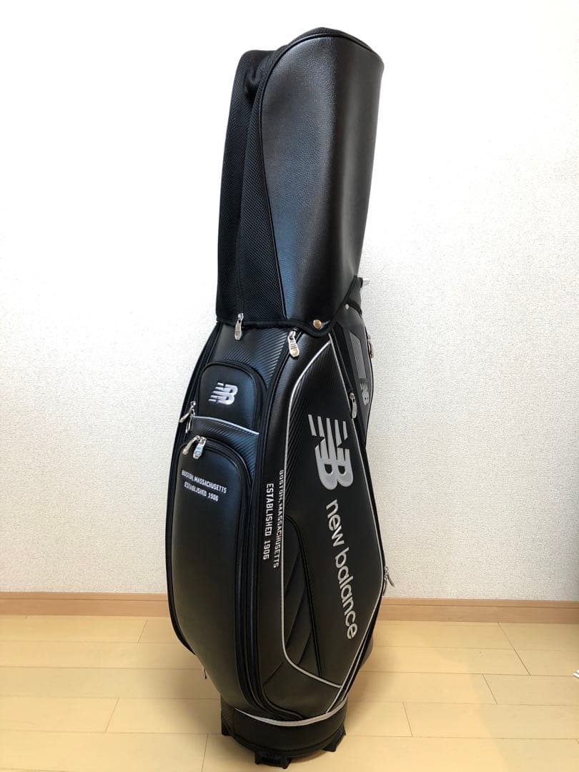 【新品】new balance golf キャディバッグ　ブラック　9型