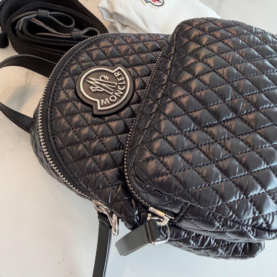 ♡*♡様 【新品未使用】MONCLER ブラック キルティングバックパック