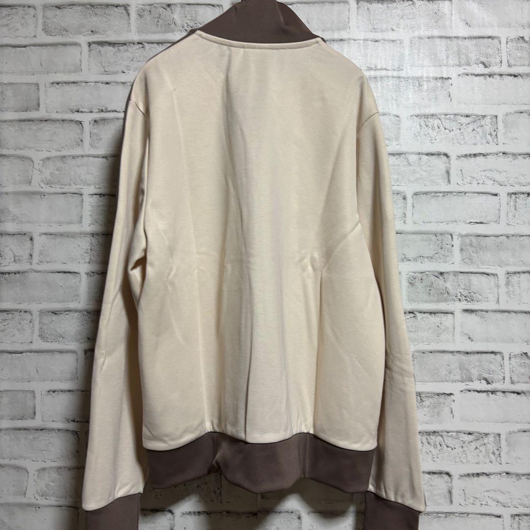 新品⭐️女性XL 80s復刻adidasトラックジャケット ベージュ×モカブラウン