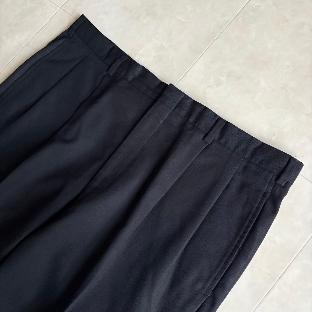 Brooks Brothers 2Bスーツ上下 紺ストライプ セットアップ XL