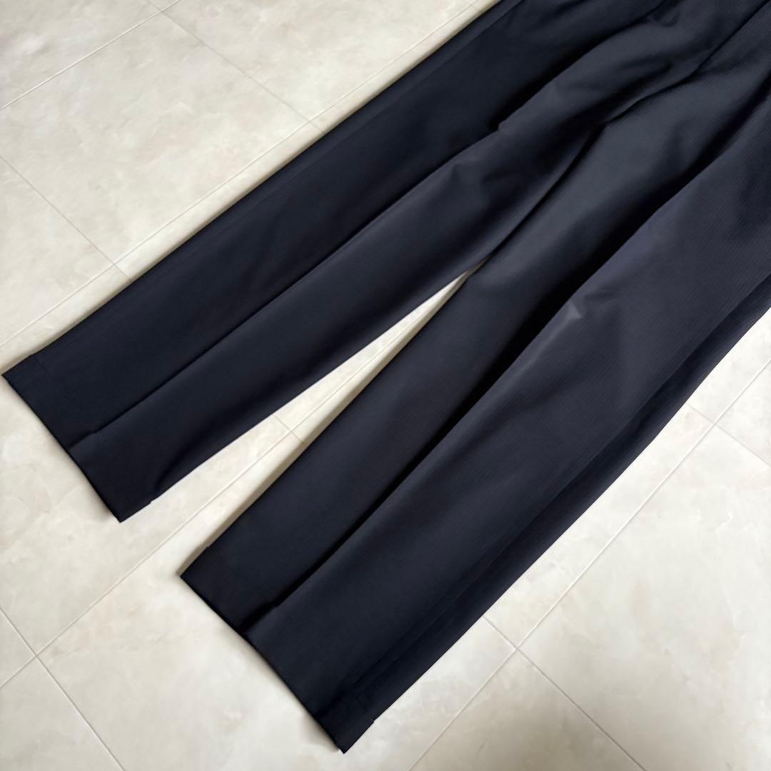 Brooks Brothers 2Bスーツ上下 紺ストライプ セットアップ XL