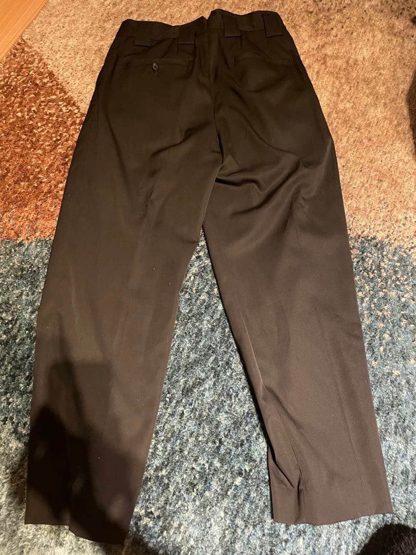 パンツ stein DOUBLE WIDE TROUSERS / (BLACK)