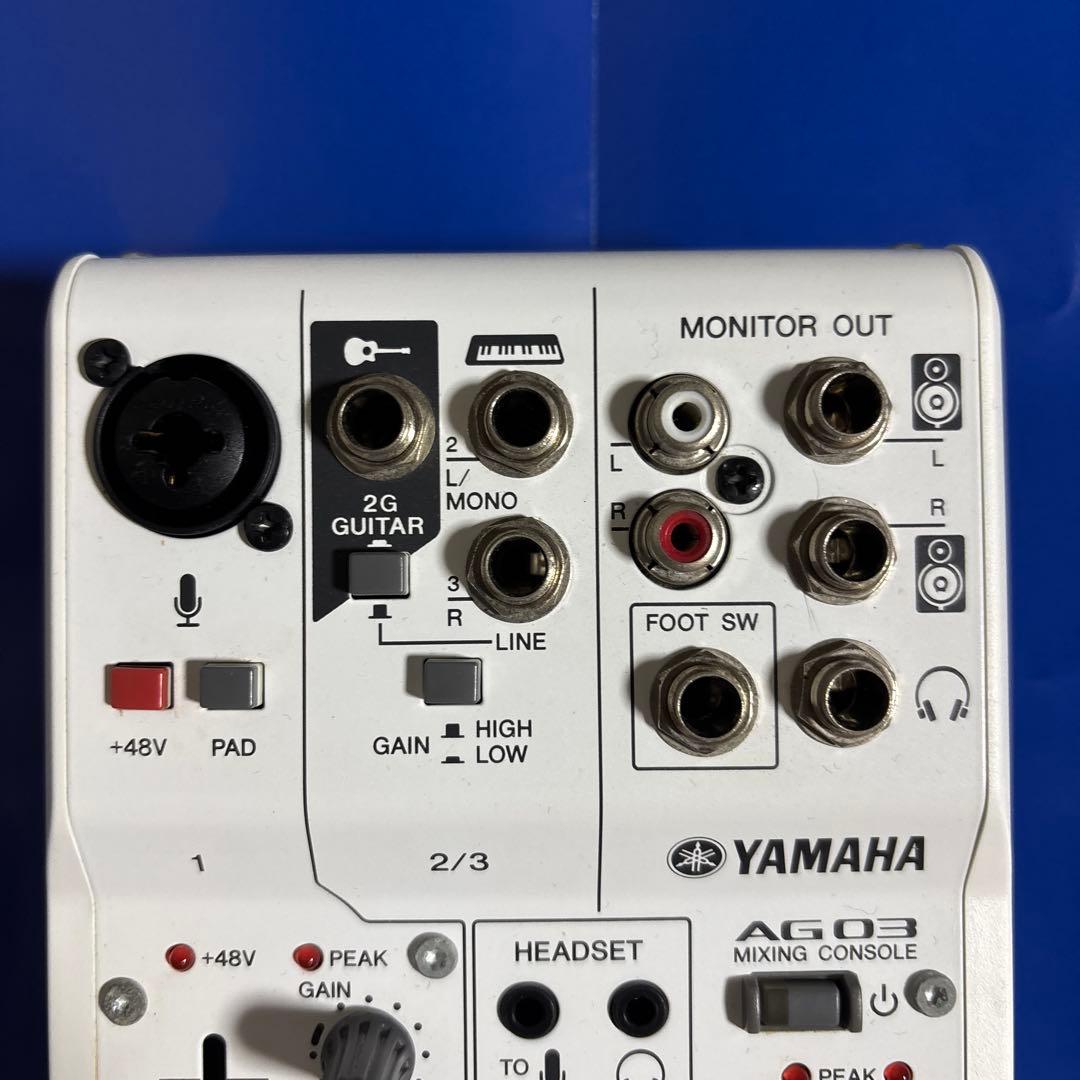 ヤマハ YAMAHA オーディオインターフェース 3チャンネル AG03