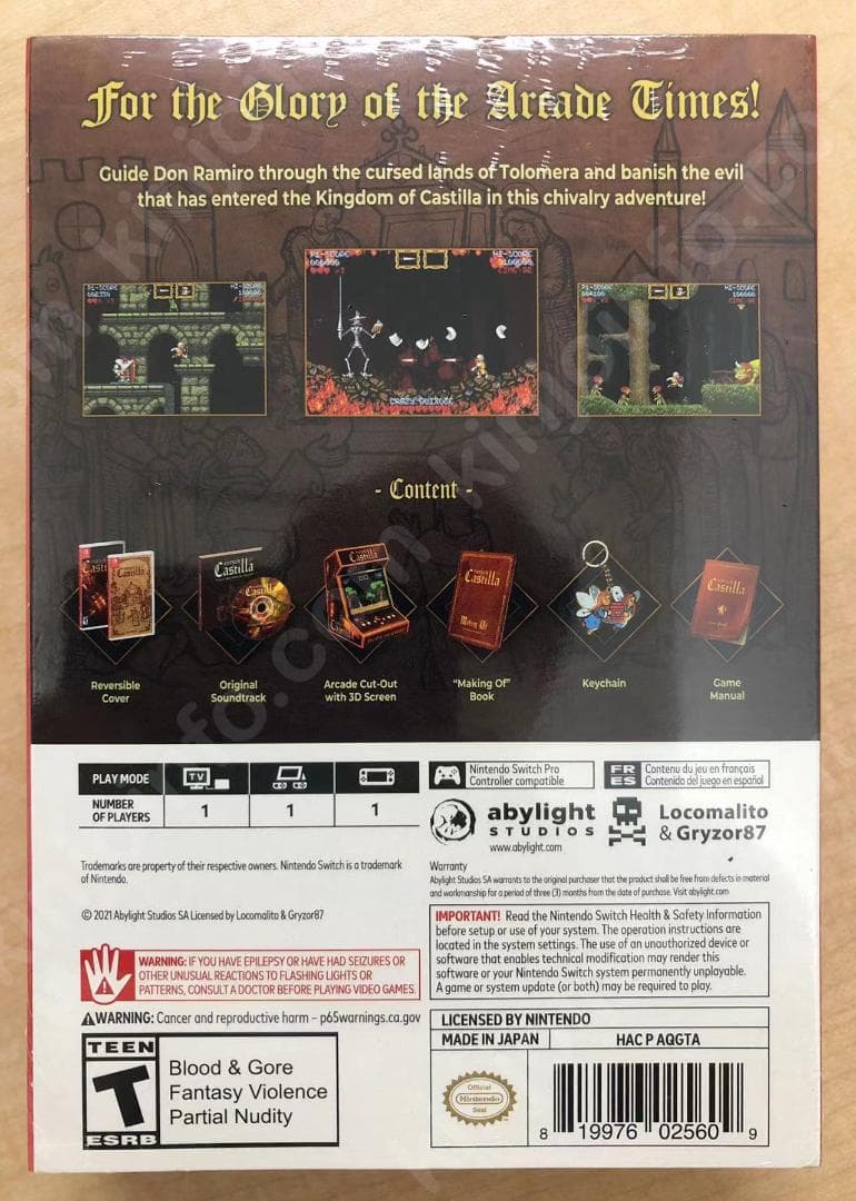 ★週末セール★Cursed Castilla【新品未開封・限定版・NS北米版】