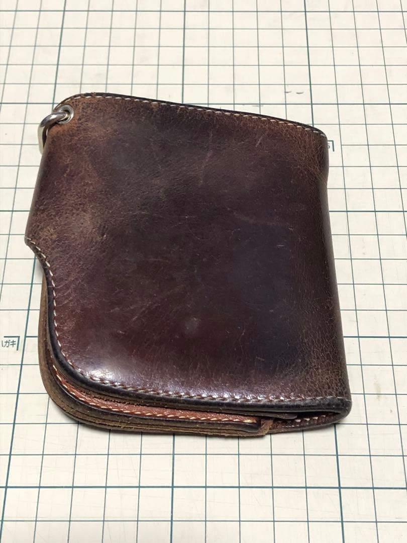 REDMOON 二つ折り財布 ブラウン