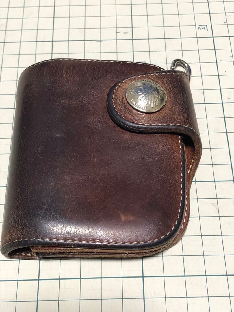 REDMOON 二つ折り財布 ブラウン