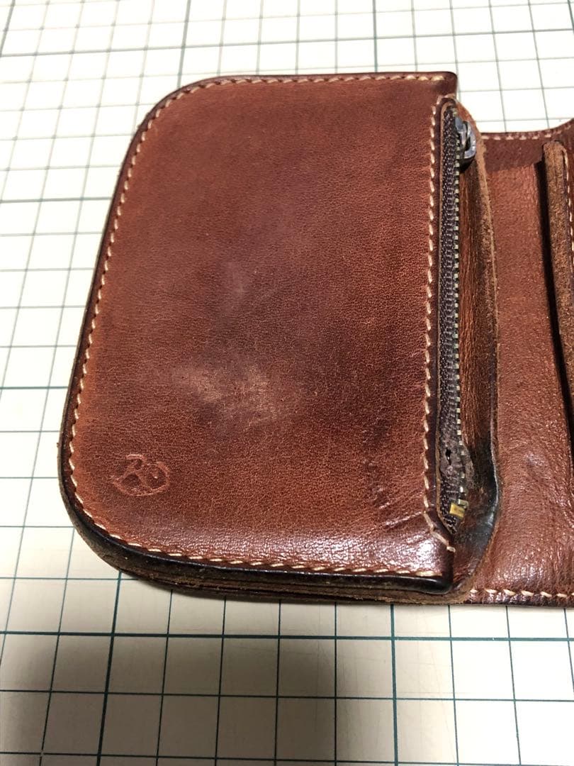 REDMOON 二つ折り財布 ブラウン