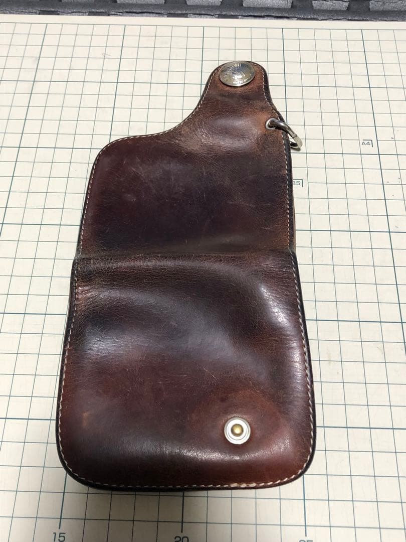 REDMOON 二つ折り財布 ブラウン